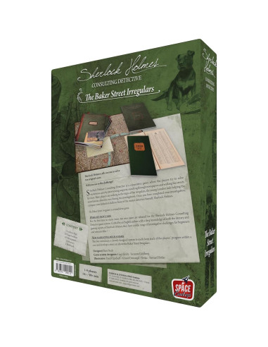 Juego de Mesa Sherlock Holmes: Irregulares de Baker Street - 1-8 Jugadores, 90 Min, 14+