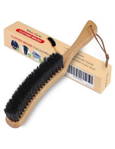 Cepillo de Ropa TAKAVU con Cerdas de Jabalí y Mango de Madera