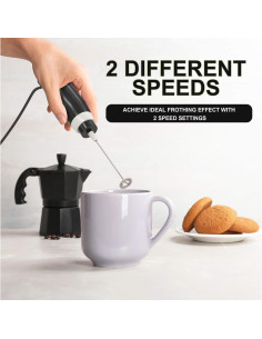 Espumador de Leche Eléctrico K-Brands - Acero Inoxidable 408g 2