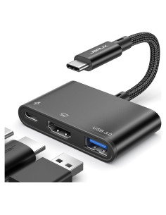 Adaptador Multiport Digital AV JSAUX 4K HDMI USB C 100W