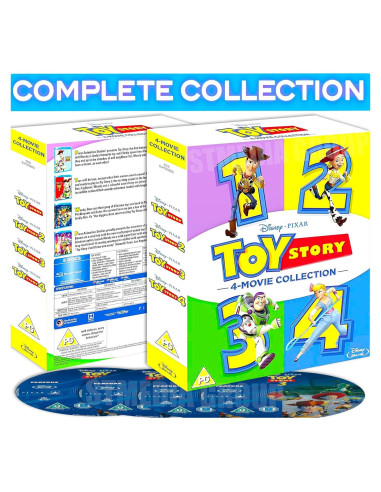 Colección Blu-ray Toy Story 4 Películas - Región Libre
