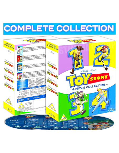 Colección Blu-ray Toy Story 4 Películas - Región Libre