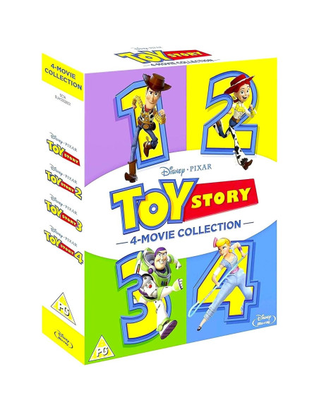 Colección Blu-ray Toy Story 4 Películas - Región Libre