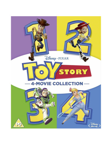 Colección Blu-ray Toy Story 4 Películas - Región Libre