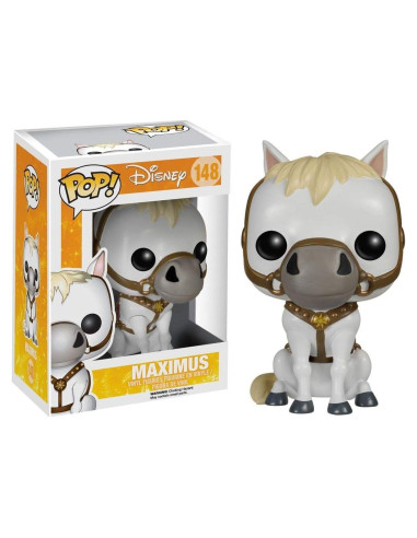 Figura de Vinilo Pop Funko Disney Enredados Maximus 9.5cm