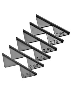 Juego de Plantillas para Cortar Esquinas Genérico 6 Piezas 1.5-3mm