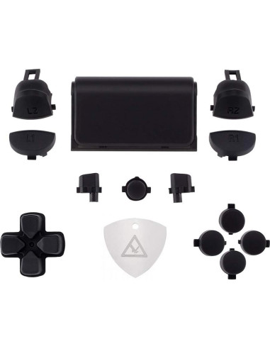 eXtremeRate Kit Completo de Botones para Controlador PS4 Negro