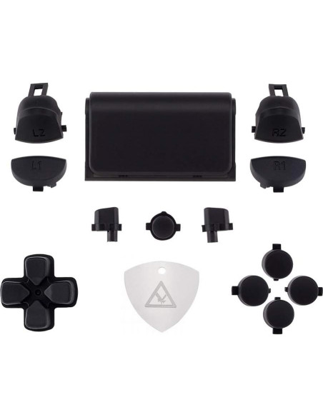 eXtremeRate Kit Completo de Botones para Controlador PS4 Negro