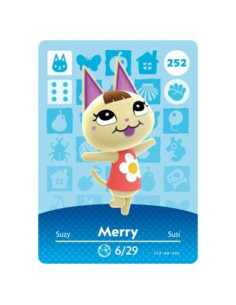 Tarjeta Amiibo Nintendo Animal Crossing Happy Home Designer 252