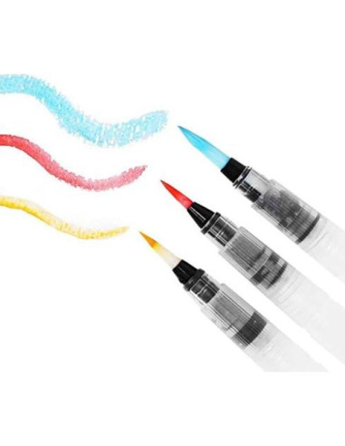 3 Plumas de Pincel de Acuarela Lind Kitchen 122mm Nylon