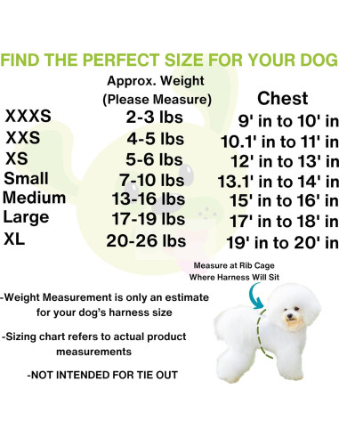 Arnés para Perros EcoBark XXXS Lavanda - Chaleco Suave para Cachorros