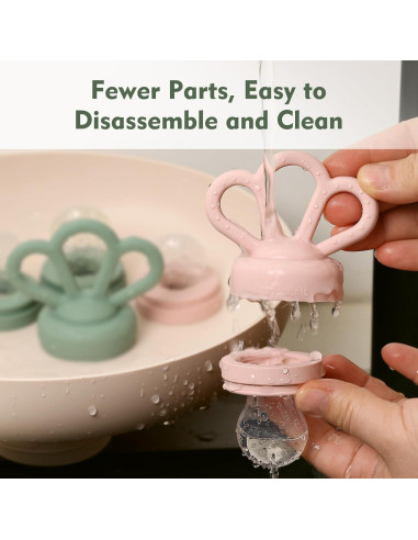 Alimentador de Frutas para Bebés Bessentials - Silicona Libre de BPA