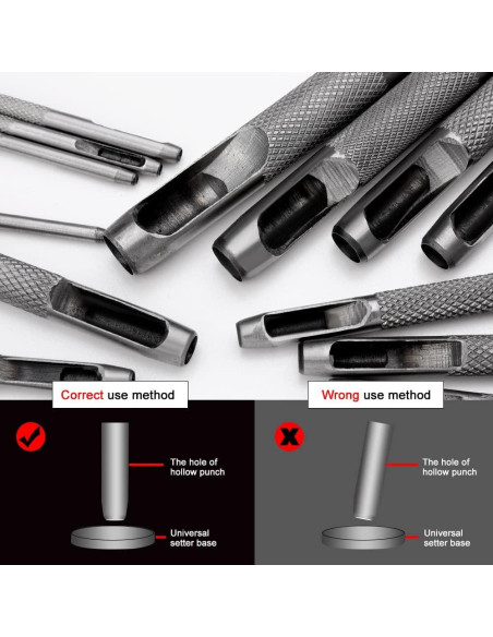 Cortador de Agujeros Utoolmart 17mm de Acero al Carbono