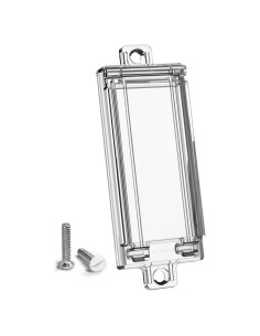 Cubierta de Interruptor de Luz ILIVABLE Transparente 1 Paquete