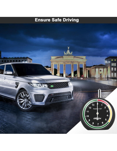 Medidor de Profundidad de Neumático GODESON 0.79 cm Dial