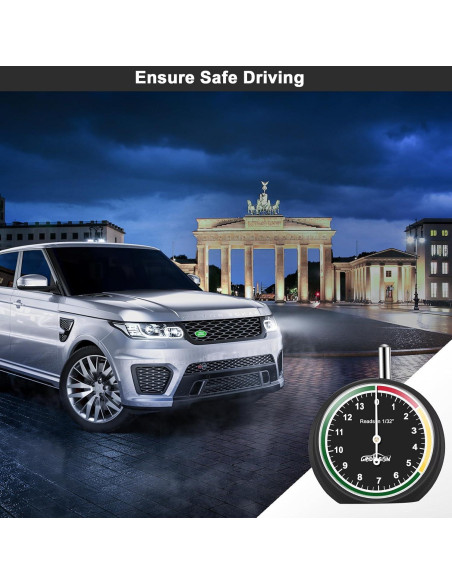 Medidor de Profundidad de Neumático GODESON 0.79 cm Dial