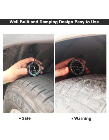 Medidor de Profundidad de Neumático GODESON 0.79 cm Dial