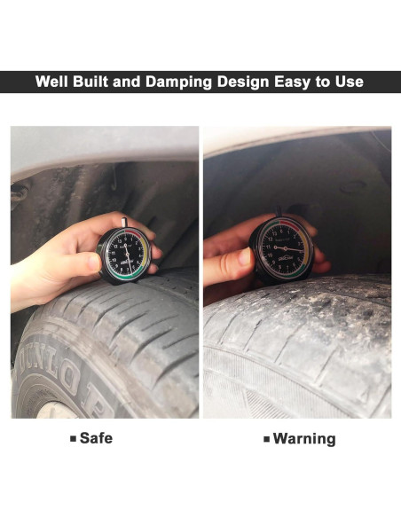 Medidor de Profundidad de Neumático GODESON 0.79 cm Dial