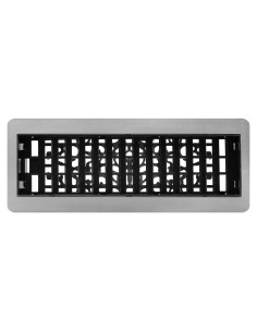 Rejilla de Piso Feng Shui Decor Grates LFGS212-NKL Níquel 2x30 cm