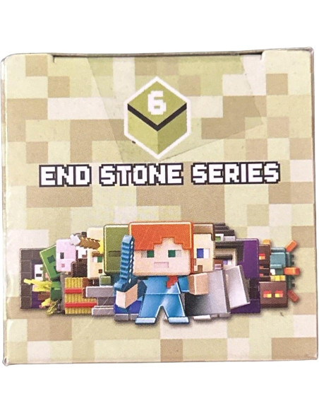 Paquete de 6 Mini-Figuras Minecraft End Stone Mattel