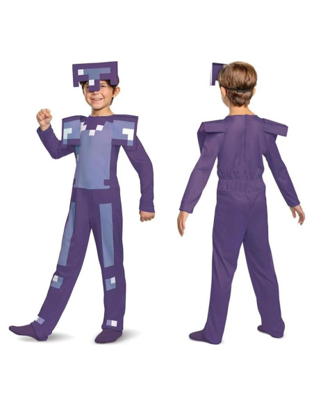 Disfraz de Armadura de Diamante Encantada Minecraft Disguise - Niños T. Grande Disfraz de Armadura de Diamante Encantada Minecraft Disguise - Niños T. Grande