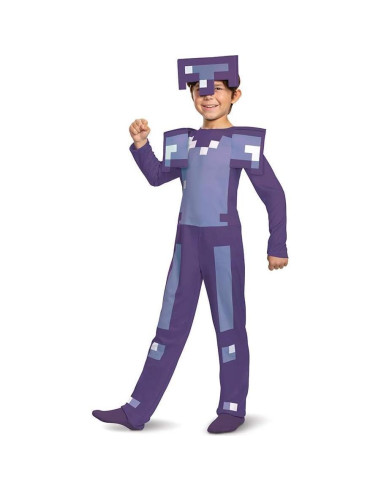 Disfraz de Armadura de Diamante Encantada Minecraft Disguise - Niños T. Grande