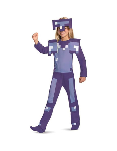 Disfraz de Armadura de Diamante Encantada Minecraft Disguise - Niños T. Grande