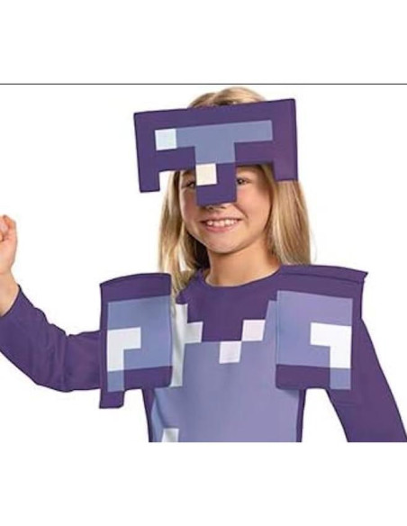 Disfraz de Armadura de Diamante Encantada Minecraft Disguise - Niños T. Grande Disfraz de Armadura de Diamante Encantada Minecraft Disguise - Niños T. Grande