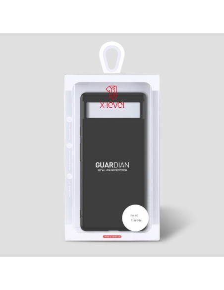 Funda Ultra Fina TPU para Google Pixel 6A - Negro - Serie Guardian Funda Ultra Fina TPU para Google Pixel 6A - Negro - Serie Guardian