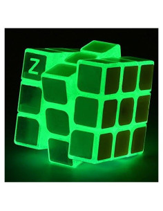 Cubo Mágico 3x3 Fluorescente YUNTENG Verde Brillante