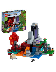 LEGO Minecraft Portal Arruinado 21172 - 316 Piezas, 8+ Años