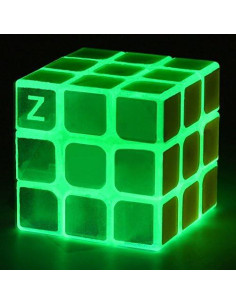 Cubo Mágico 3x3 Fluorescente YUNTENG Verde Brillante 2