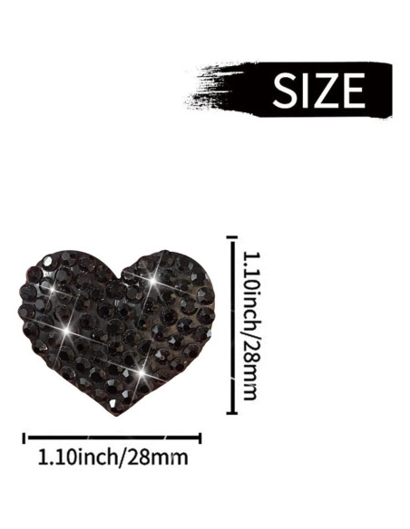 Clips Ambientadores de Coche Jowxsx, 4 Pcs Mariposa Strass