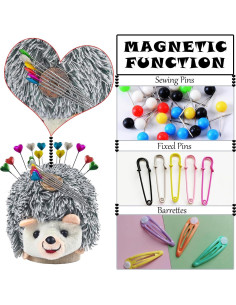 Almohadilla para Alfileres Erizo CW-DZ-240701 con Base de Madera 2