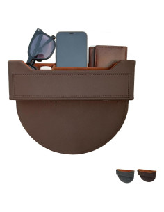 Organizador de Cuero para Auto YOJAWE Marrón 26.4x5x21.3 cm