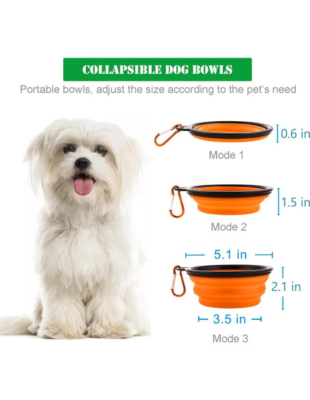 Juego de Flotadores para Perros KUCDBUN con Tazón Plegable