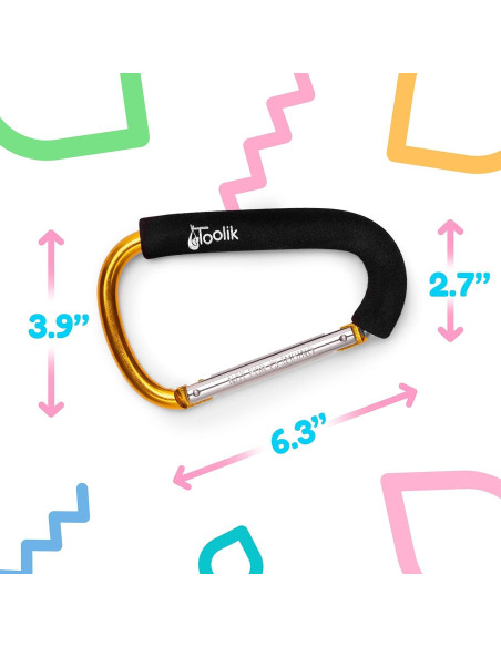 Organizador de Carrito de Bebé Toolik X-Large Oro con Clip