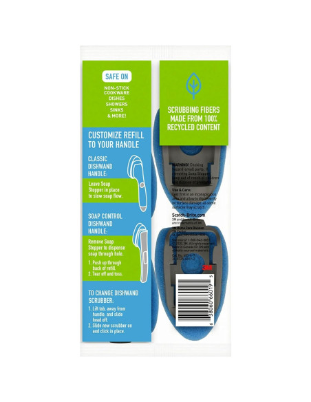 Recargas Scotch-Brite para Esponja de Platos Sin Rayar - 4 Unidades