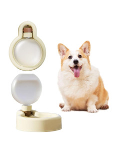 Botella de Agua Portátil para Perros Aimondow 350ml Beige