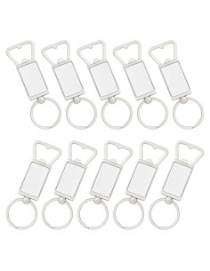 Paquete de 10 Llaveros Abrebotellas Blancos Framendino