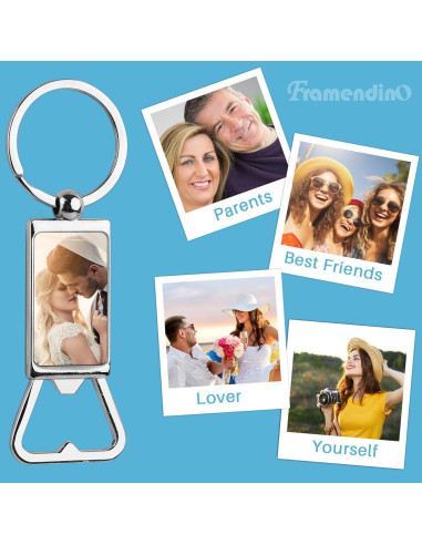 Paquete de 10 Llaveros Abrebotellas Blancos Framendino