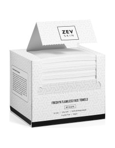 Toallas Faciales Desechables Zev Fresh'n Flawless - 50 Ct XL