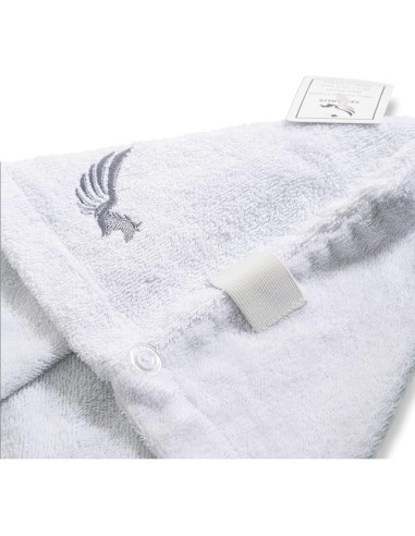 Toalla de Cabello de Algodón Turco Selarus 25.4x66 cm