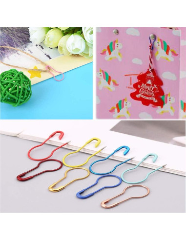 300 Alfileres de Seguridad Hesmarly Multicolor 5.6 cm