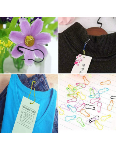 300 Alfileres de Seguridad Hesmarly Multicolor 5.6 cm