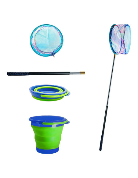 Red de Pesca GIFY con Cubo Plegable para Niños 1.73M