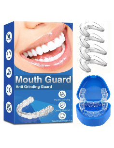 Protector Bucal ZCEU para Bruxismo - 4 Tamaños, Estuche Incluido