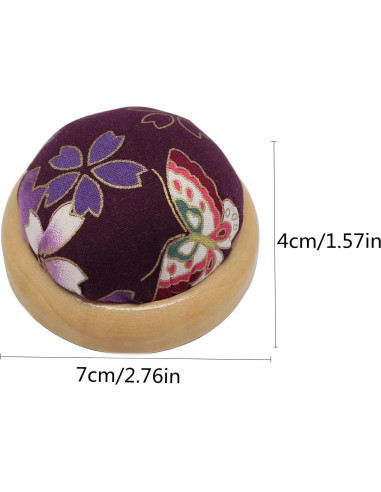 Almohadilla para Agujas de Costura Zh-227 - Flor Japonesa 1