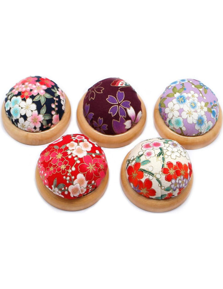 Almohadilla para Agujas de Costura Zh-227 - Flor Japonesa 1