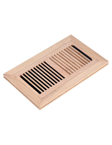 Registro de Piso Empotrado Homewell 6x10" Roble Rojo Sin Acabado